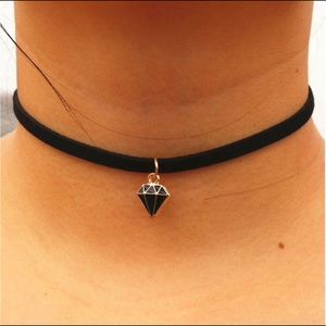 Diamond and Smiley Face Chokers